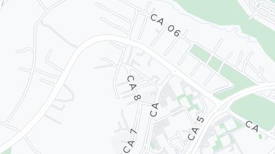 Kaart met de situering van het hotel