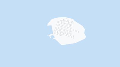 Kaart met de situering van het hotel