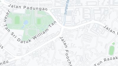 Mapa de localização do hotel