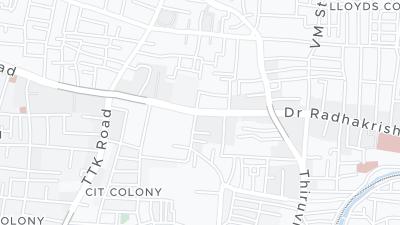 Mapa de localização do hotel