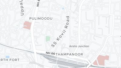 Hotel location map