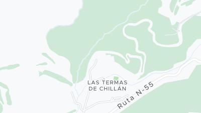 Kaart met de situering van het hotel