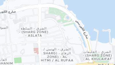 Hotel location map