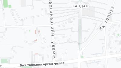 Hotel location map