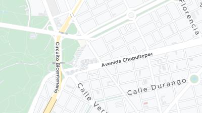 Hotel location map