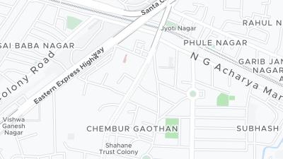 Hotel location map