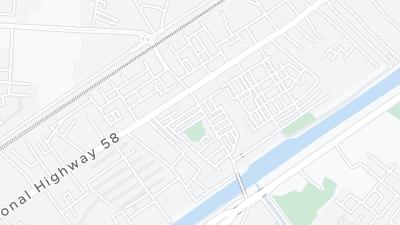 Kaart met de situering van het hotel