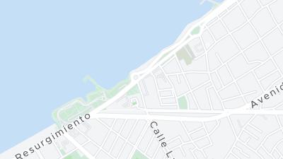 Hotel location map