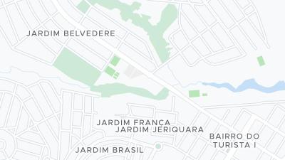 Kaart met de situering van het hotel