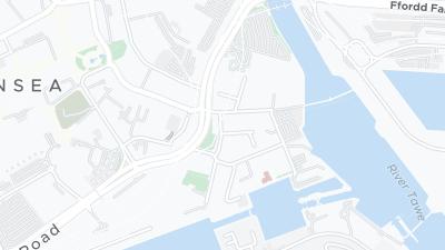 Mapa de localização do hotel