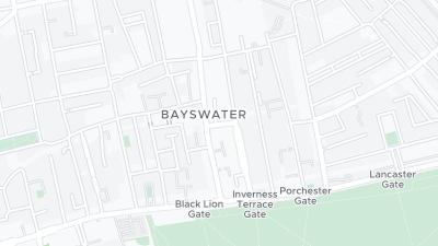 Kort over hotellets beliggenhed