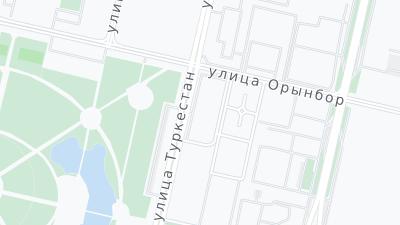Hotel location map