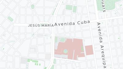 Kaart met de situering van het hotel