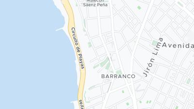 Mapa de localização do hotel