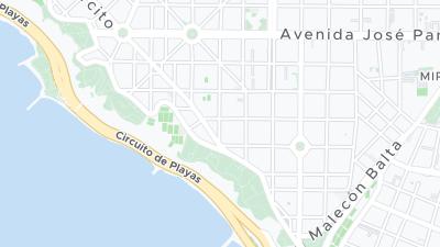 Hotel location map