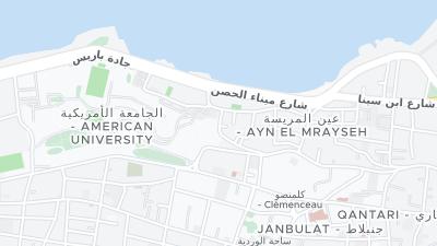 Hotel location map