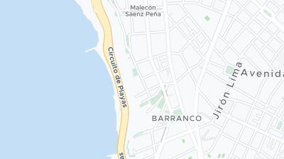 Mapa de localização do hotel