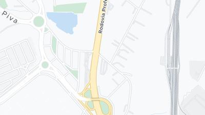 Kaart met de situering van het hotel