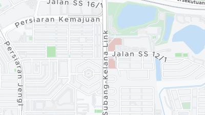 Mapa de localização do hotel