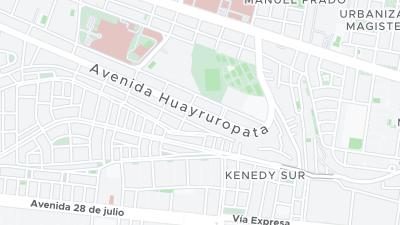 Mapa de localização do hotel