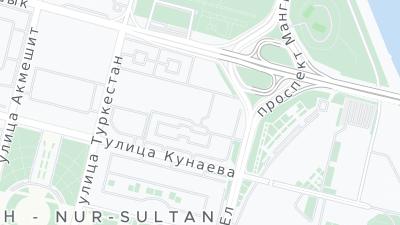 Hotel location map