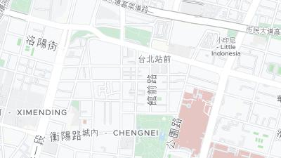 Hotel location map
