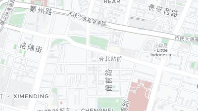 Hotel location map
