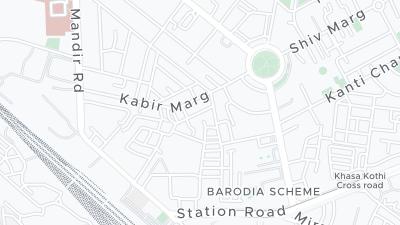 Mapa de localização do hotel