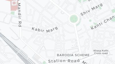 Mapa de localização do hotel