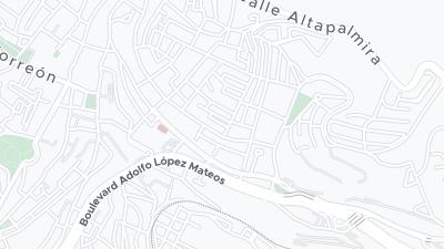 Hotel location map