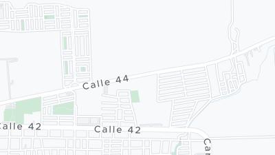 Kaart met de situering van het hotel