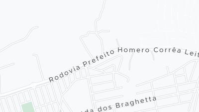 Kaart met de situering van het hotel