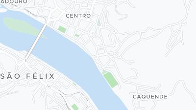 Kaart met de situering van het hotel