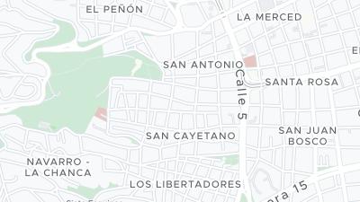 Kort over hotellets beliggenhed