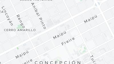 Kaart met de situering van het hotel