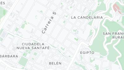 Hotel location map