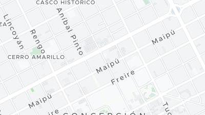 Kaart met de situering van het hotel