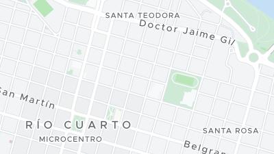 Kaart met de situering van het hotel