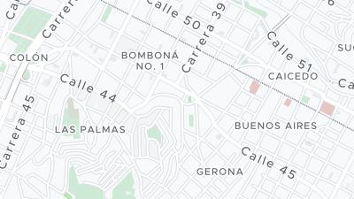 Hotel location map