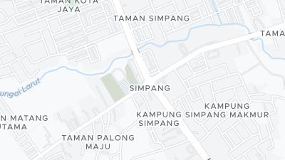 Mapa de localização do hotel