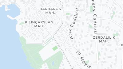 Mapa de localização do hotel