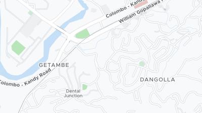 Hotel location map