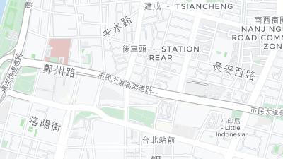 Hotel location map