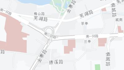 Kaart met de situering van het hotel