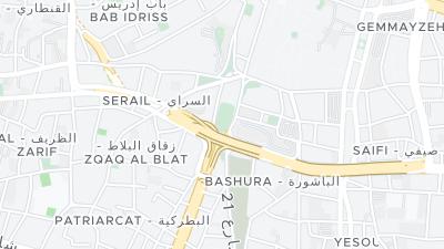 Hotel location map