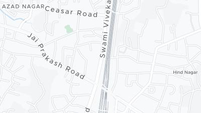 Mapa de localização do hotel