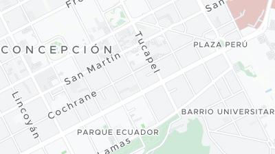 Kaart met de situering van het hotel