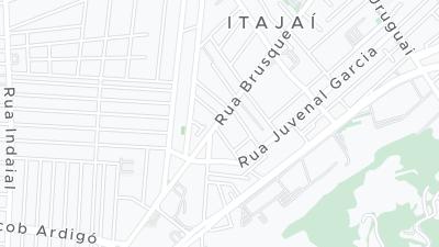 Mapa de localização do hotel