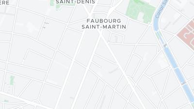 Kaart met de situering van het hotel