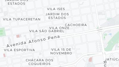 Mapa de localização do hotel